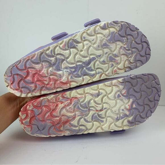 Birkenstock Women's Purple Arizona Eva Multicolor Fog Sandals Size 40 US 9/9.5 - Picture 7 of 13